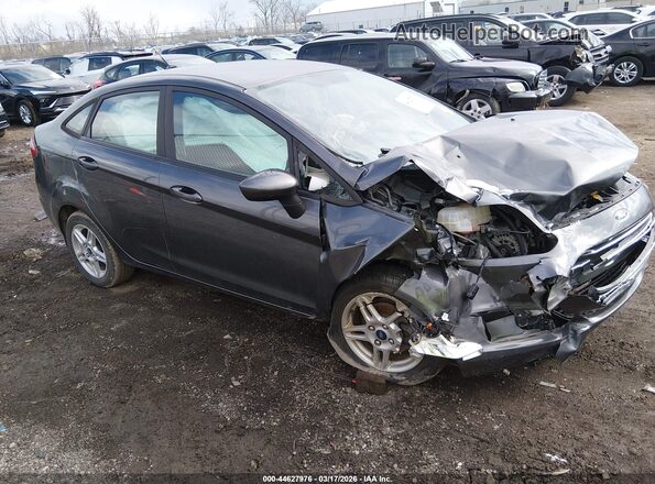 3FADP4BJ3KM164410 2019 FORD FIESTA Gray უკანა სალონის ხედი