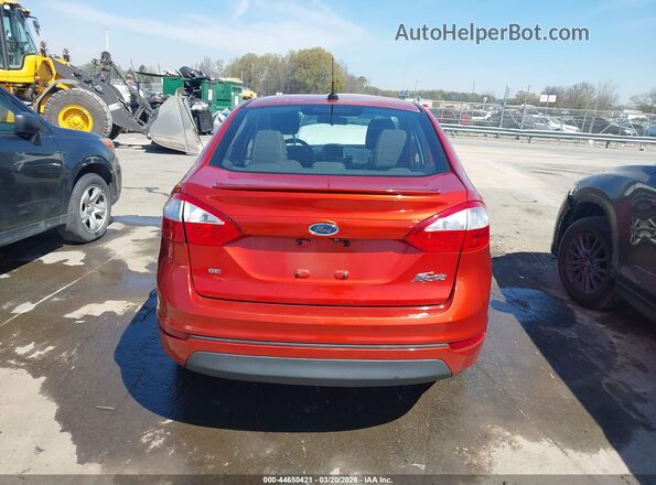 3FADP4BJ4KM106452 2019 FORD FIESTA Orange 