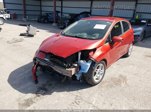 3FADP4EJ0JM140933 2018 FORD FIESTA Red Przód lewy