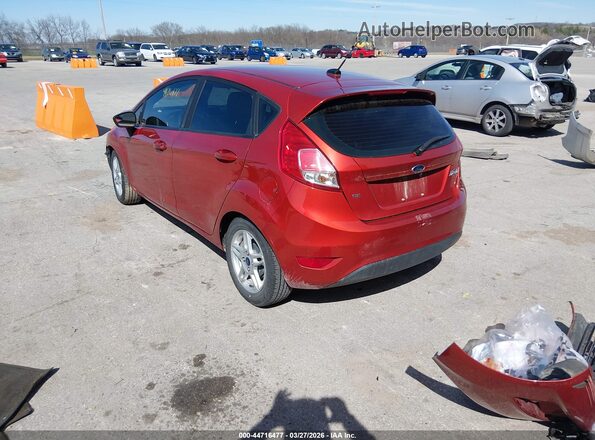 3FADP4EJ0JM140933 2018 FORD FIESTA Red Tył lewy
