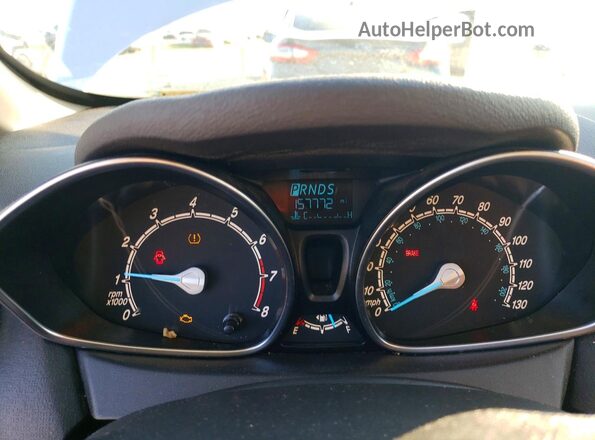 3FADP4EJ3KM116191 2019 FORD FIESTA Silver Instrument cluster view