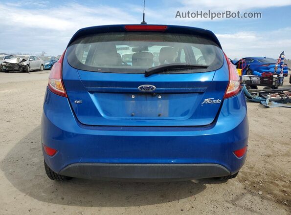 3FADP4EJ3KM161955 2019 FORD FIESTA Blue Widok z tyłu
