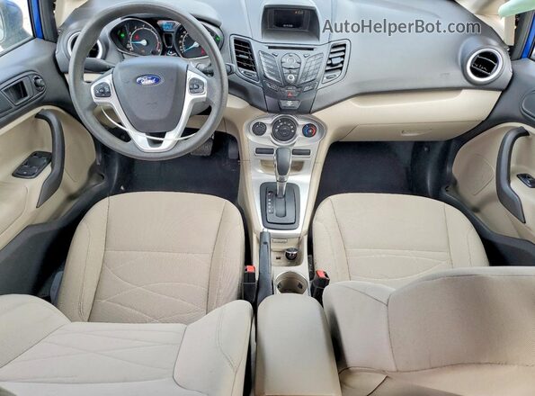 3FADP4EJ3KM161955 2019 FORD FIESTA Blue Widok deski rozdzielczej