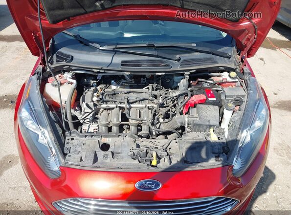 3FADP4EJ5JM136375 2018 FORD FIESTA Red Widok z tyłu