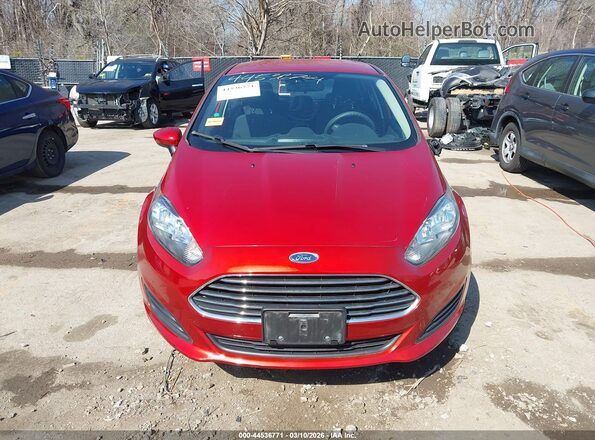 3FADP4EJ5JM136375 2018 FORD FIESTA Red Widok zestawu wskaźników