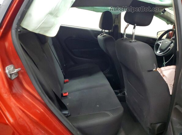 3FADP4EJ7JM104222 2018 FORD FIESTA Orange Вид задньої частини салону