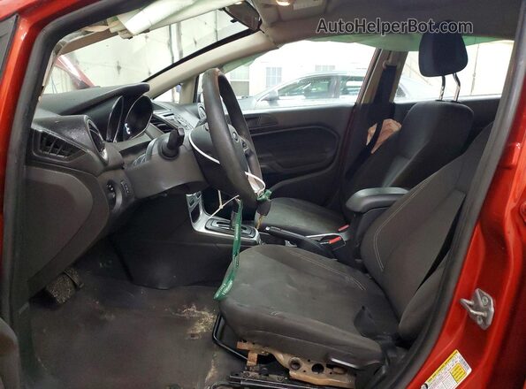 3FADP4EJ7JM104222 2018 FORD FIESTA Orange Вид салону спереду