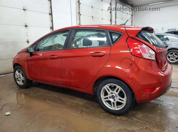 3FADP4EJ7JM104222 2018 FORD FIESTA Orange Задня ліва чверть