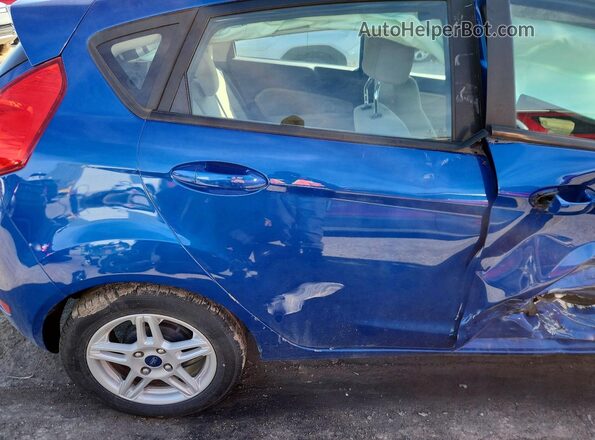 3FADP4EJ7KM114945 2019 FORD FIESTA Blue Հետևի նստատեղերի տեսք