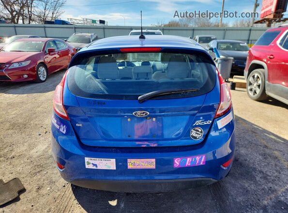 3FADP4EJ7KM114945 2019 FORD FIESTA Blue Հետևի տեսք