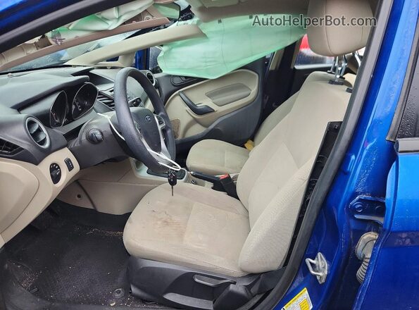 3FADP4EJ7KM114945 2019 FORD FIESTA Blue Սալոնի դիմացի տեսք
