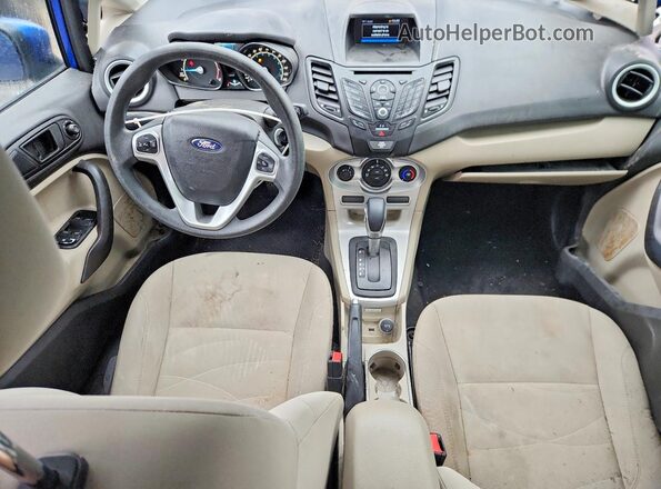 3FADP4EJ7KM114945 2019 FORD FIESTA Blue Առջևի վահանակի տեսք