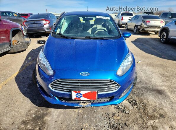 3FADP4EJ7KM114945 2019 FORD FIESTA Blue Դիմացի տեսք