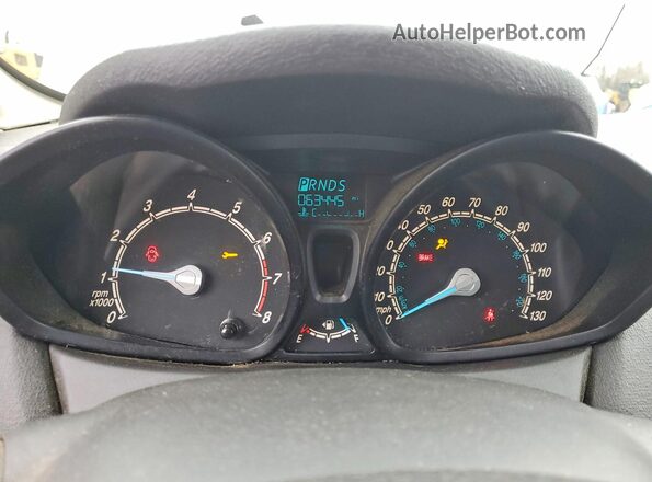 3FADP4TJ6GM105678 2016 FORD FIESTA Silver ხელსაწყოთა პანელის ხედი