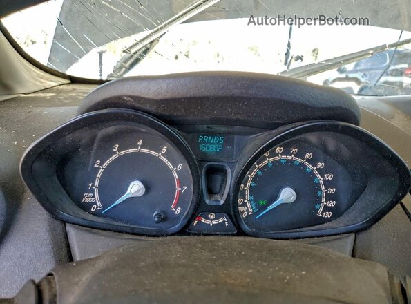 3FADP4TJ8GM169561 2016 FORD FIESTA Черный Вид щитка приборов