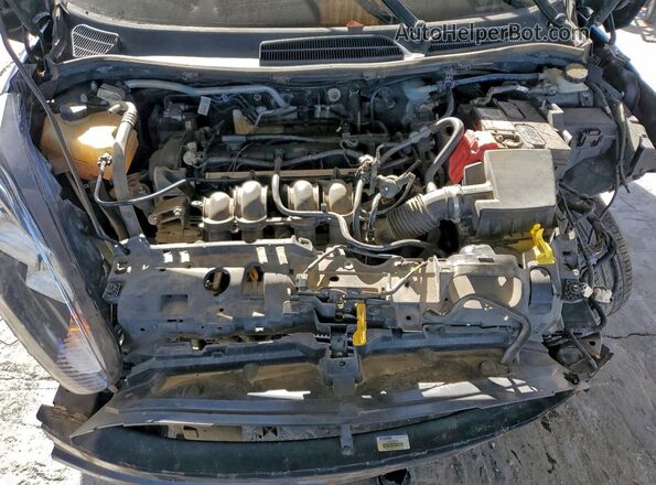 3FADP4TJ8GM169561 2016 FORD FIESTA Черный Вид задней части салона