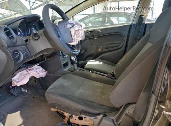 3FADP4TJ8GM169561 2016 FORD FIESTA Черный Вид салона спереди