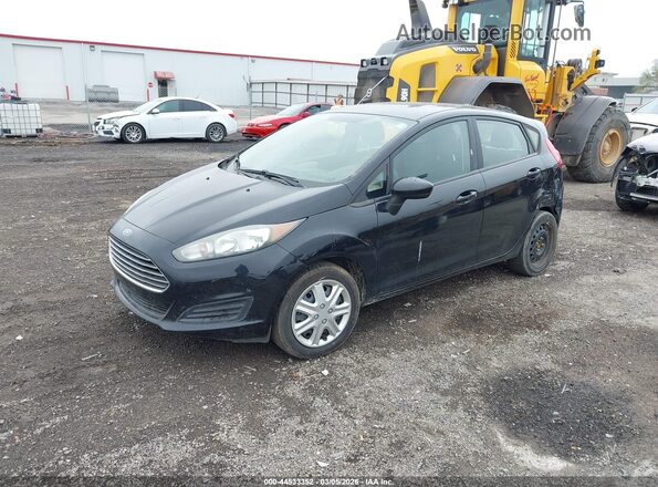 3FADP4TJ9HM169263 2017 FORD FIESTA Черный Передняя левая четверть