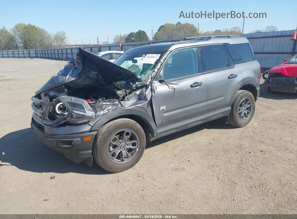 3FMCR9B61RRE26331 2024 FORD BRONCO SPORT Gray Vista tres cuartos delantera izquierda
