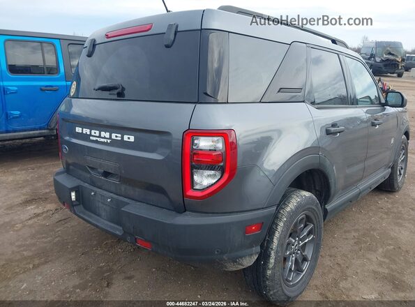 3FMCR9B67MRA41672 2021 FORD BRONCO SPORT Серый Задняя правая четверть
