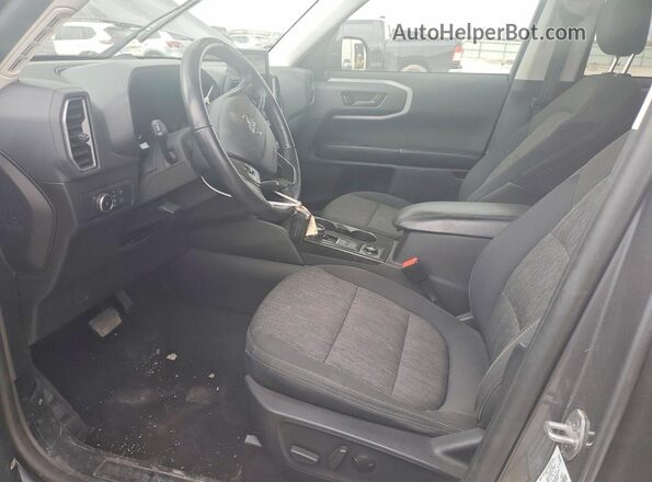 3FMCR9B67NRD59325 2022 FORD BRONCO Charcoal Widok wnętrza z przodu