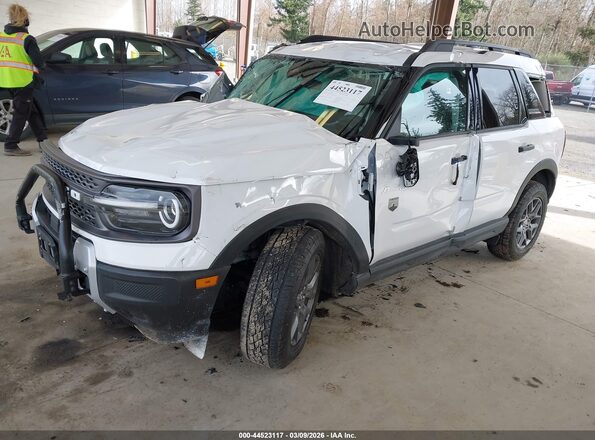 3FMCR9BN2SRE87331 2025 FORD BRONCO SPORT White Vista tres cuartos delantera izquierda
