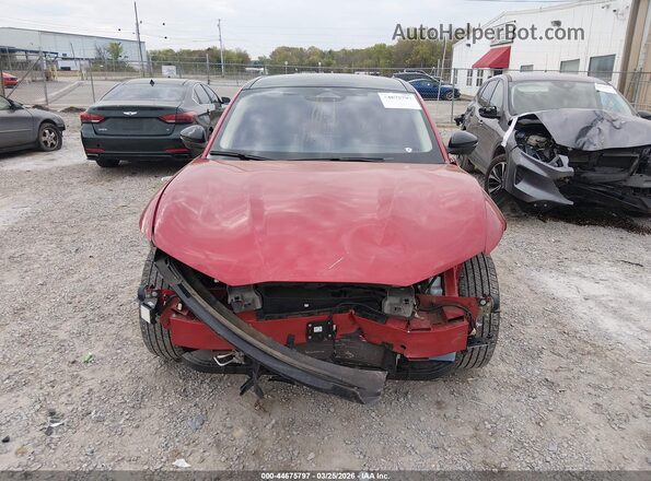3FMTK3R79PMA54621 2023 FORD MUSTANG MACH-E PREMI Red Widok wnętrza z tyłu