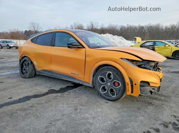 3FMTK4SE3MME03086 2021 FORD MUSTANG Золотой Передняя правая четверть