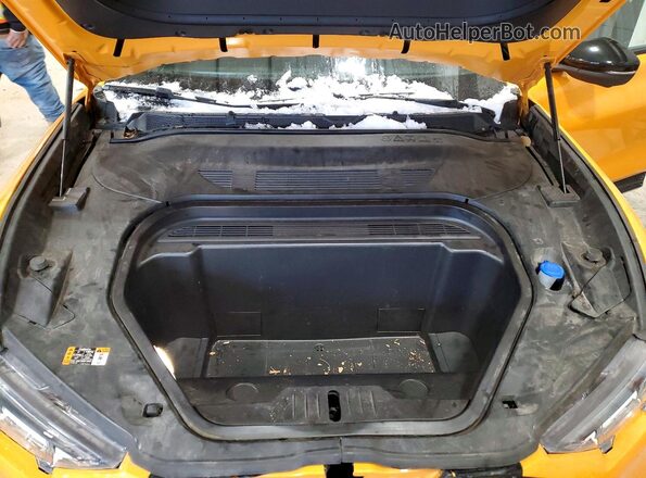 3FMTK4SX9MME04440 2021 FORD MUSTANG Оранжевый Вид задней части салона