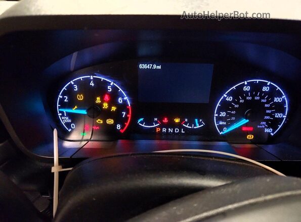 3FTTW8B98RRA28793 2024 FORD MAVERICK Белый Вид щитка приборов