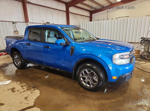 3FTTW8E38NRB02442 2022 FORD MAVERICK Blue Przód prawy
