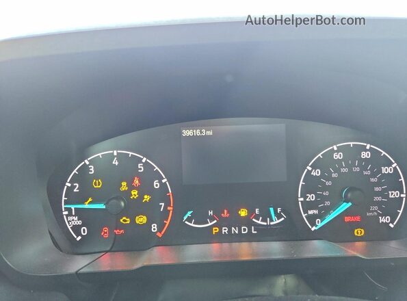 3FTTW8F94NRA45966 2022 FORD MAVERICK Blue Вид щитка приладів