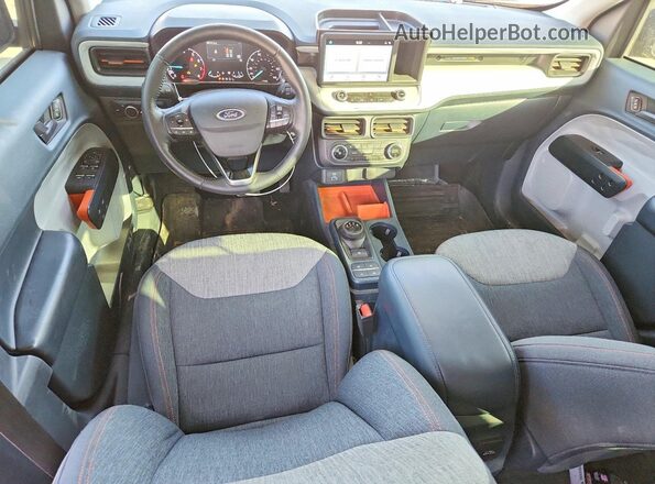 3FTTW8F94NRA45966 2022 FORD MAVERICK Blue Вид панелі приладів