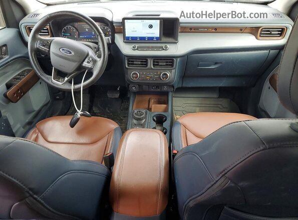 3FTTW8F95NRA23992 2022 FORD MAVERICK Gray Widok deski rozdzielczej