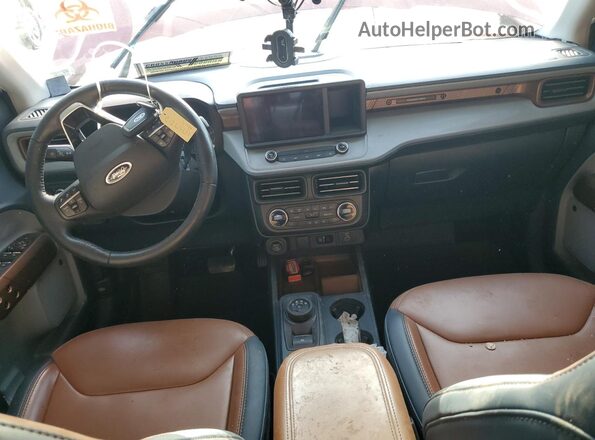 3FTTW8F97NRA62776 2022 FORD MAVERICK Red Dashboard view