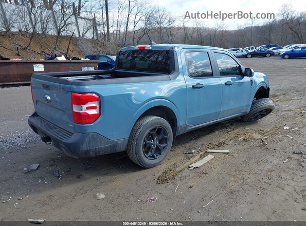 3FTTW8F98NRB11497 2022 FORD MAVERICK Blue Trasero derecho