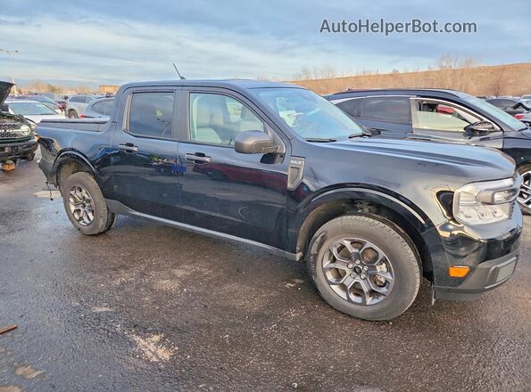 3FTTW8J91RRA30256 2024 FORD MAVERICK Black Przód prawy