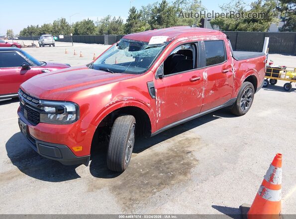 3FTTW8M31RRA77245 2024 FORD MAVERICK Красный Передняя левая четверть