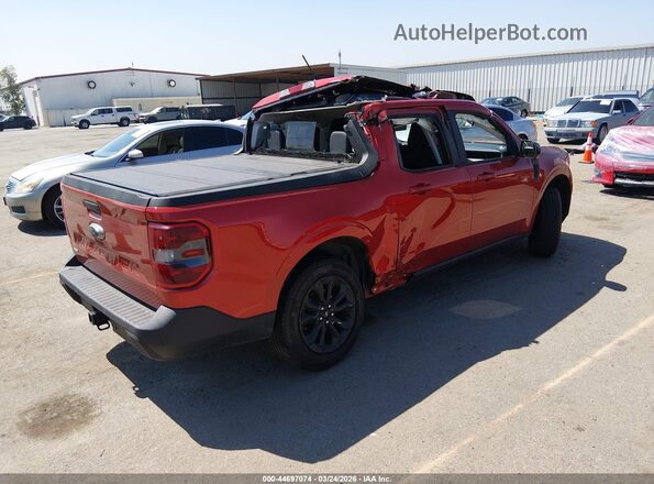 3FTTW8M31RRA77245 2024 FORD MAVERICK Красный Задняя правая четверть