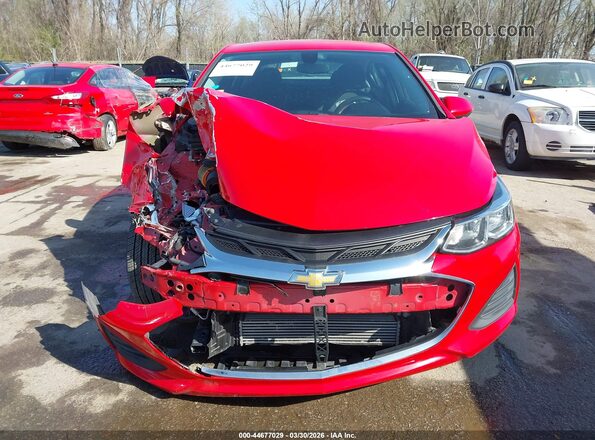 3G1BC6SM6KS615255 2019 CHEVROLET CRUZE Red Rear interior view