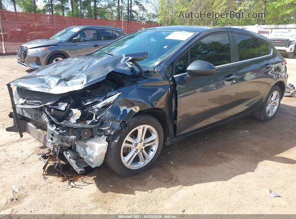 3G1BE6SM9JS606719 2018 CHEVROLET CRUZE Gray წინა მარცხენა ხედი სამი მეოთხედიდან