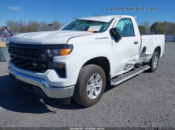3GCNAAEDXRG274769 2024 CHEVROLET SILVERADO White Передня ліва чверть