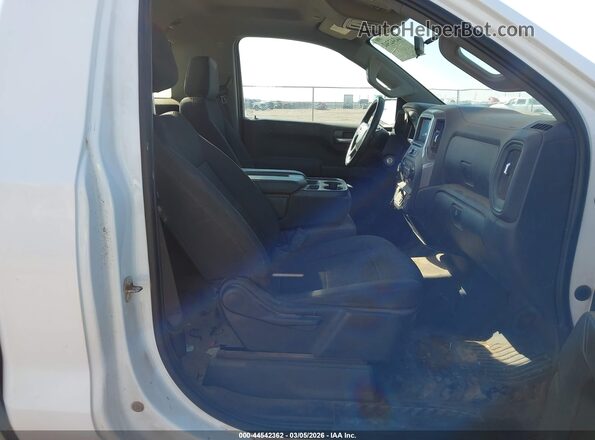 3GCNYAEF8MG179603 2021 CHEVROLET SILVERADO Белый Вид салона спереди
