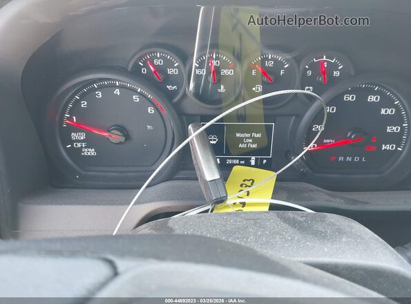 3GCPABEK2RG455930 2024 CHEVROLET SILVERADO Белый Вид панели приборов