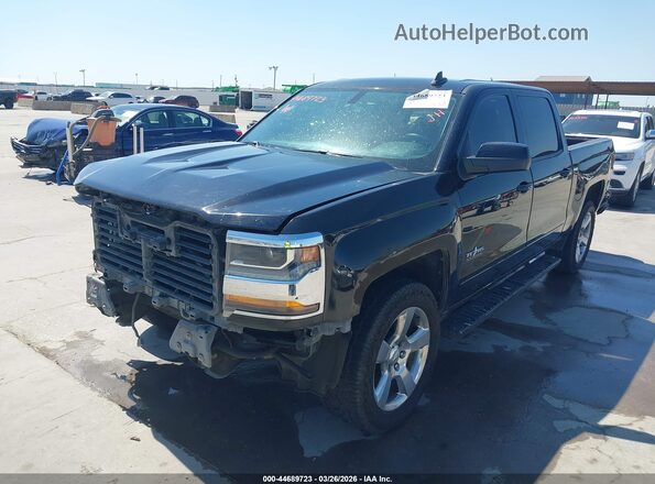 3GCPCREC3JG460618 2018 CHEVROLET SILVERADO Черный Передняя левая четверть