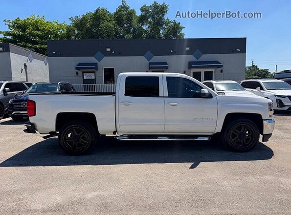 3GCPCRECXJG597832 2018 CHEVROLET SILVERADO Белый Вид наклейки с VIN-кодом