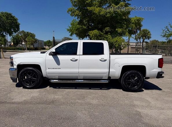3GCPCRECXJG597832 2018 CHEVROLET SILVERADO Белый Вид подкапотного пространства