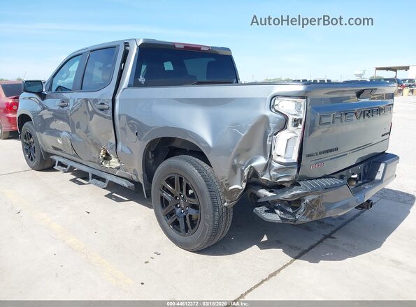 3GCPWBEH2MG186052 2021 CHEVROLET SILVERADO Gray უკანა მარცხენა