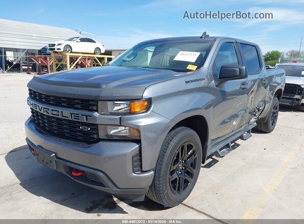3GCPWBEH2MG186052 2021 CHEVROLET SILVERADO Gray წინა მარცხენა ხედი სამი მეოთხედიდან
