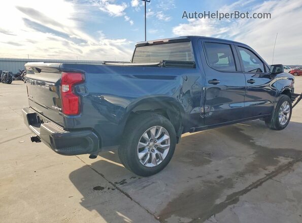 3GCPWBEK0MG388318 2021 CHEVROLET SILVERADO Синий Задняя правая четверть
